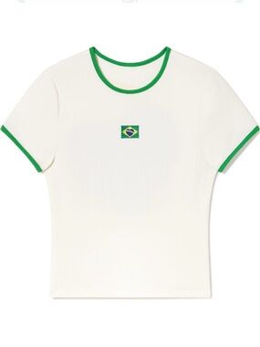 Inamorata x Mirror Palais Brazil Ipanema Baby Tee